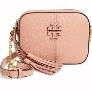 🎁Tory Burch- McGraw Camera Bag, Pink Moon, NWT
